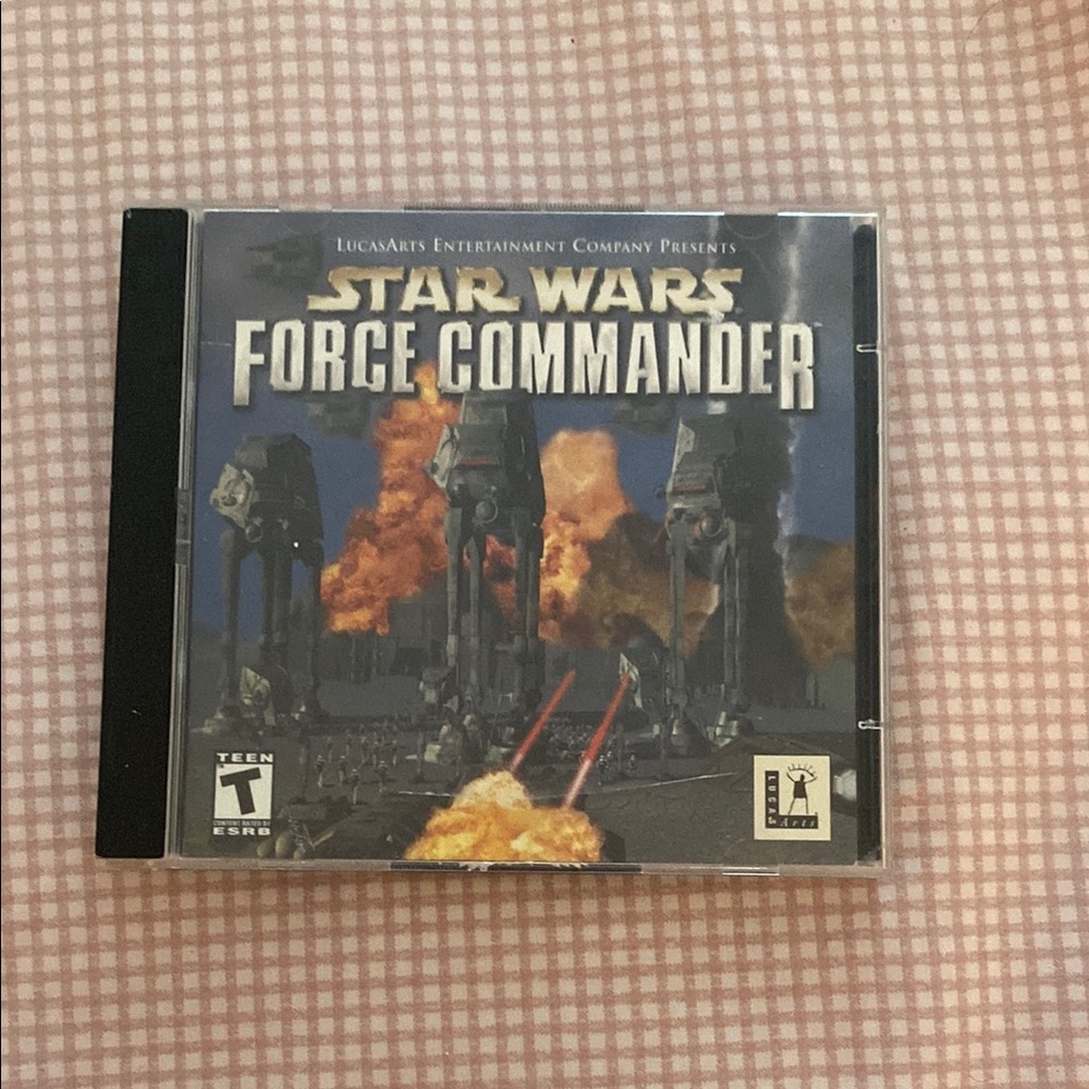 Star Wars Force Commander Video Game - Black Case